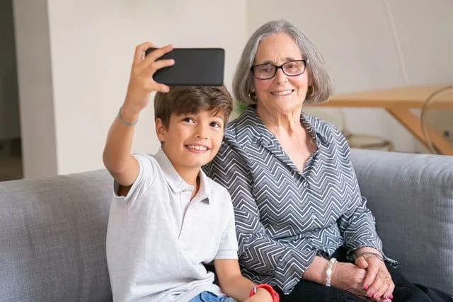 grandmother iPhone setup